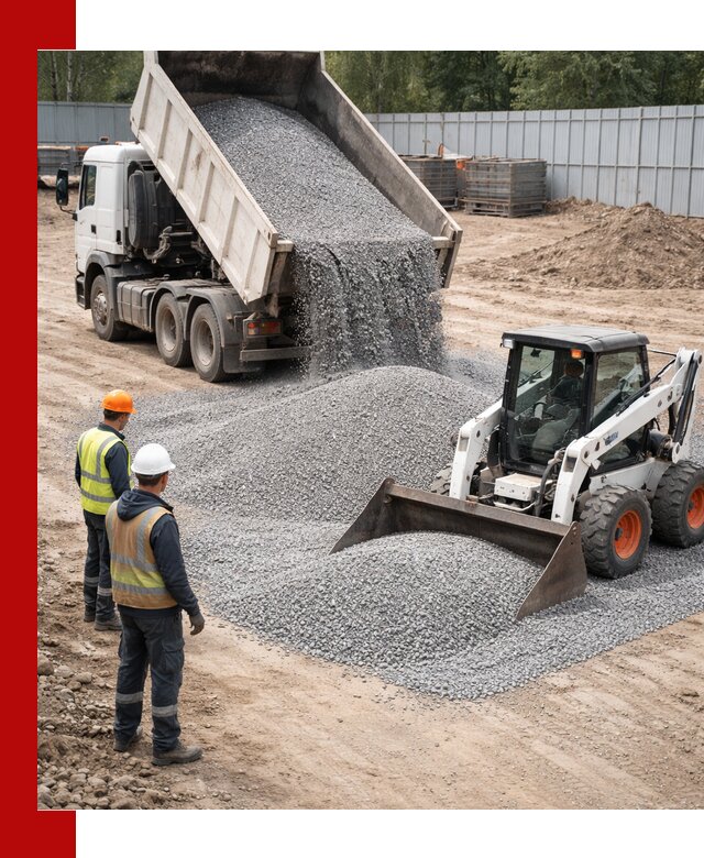 Доставка и продажа гранитного щебня фракции 0-5 в Сосногорске