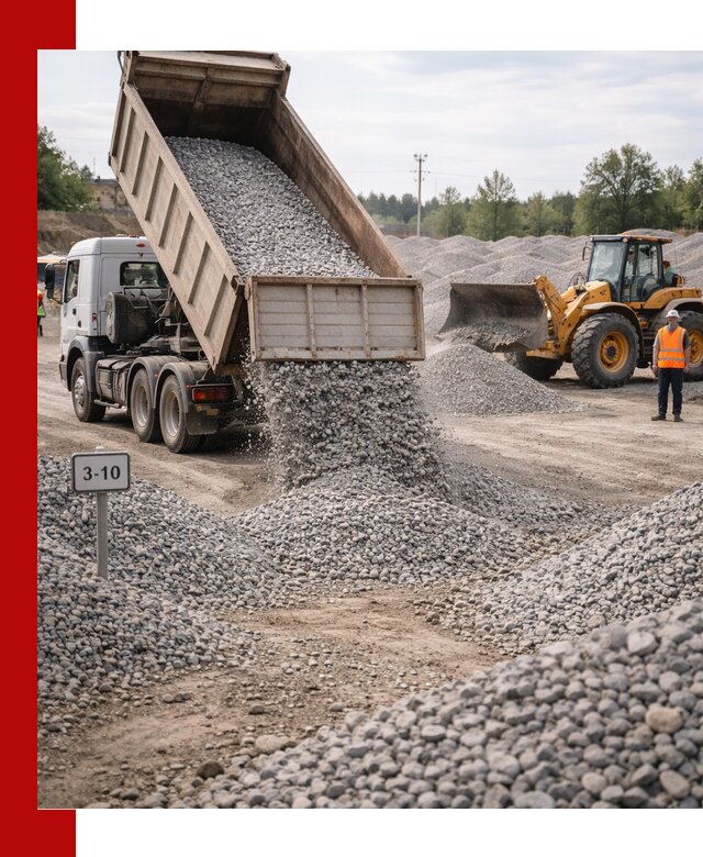 Гранитный щебень фракции 3–10: доставка и продажа в Сосногорске