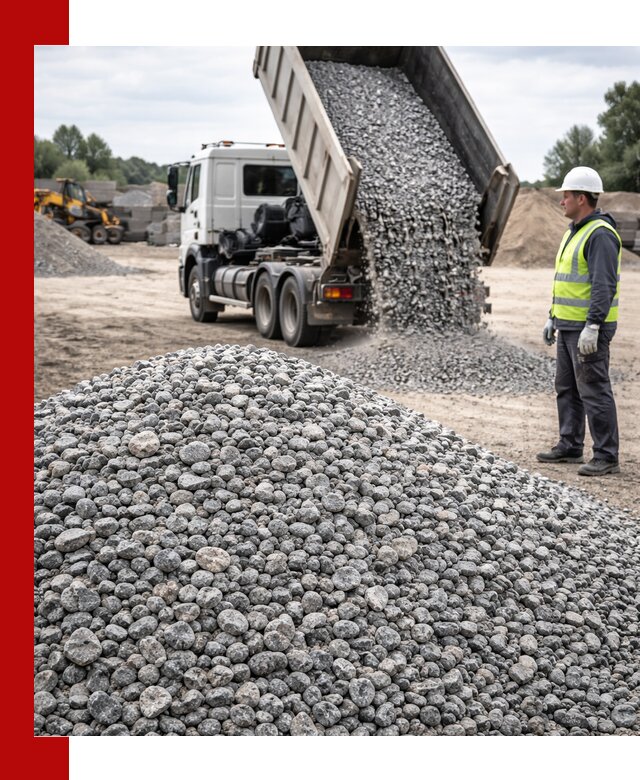 Доставка и продажа гранитного щебня фракции 5-20 в Сосногорске