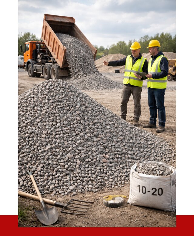 Гранитный щебень фракция 10-20 в Сосногорске от 4333 руб.|ПРОНЕРУДСно