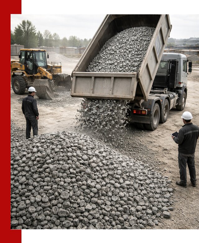 Доставка гранитного щебня фракции 20-40 в Сосногорске