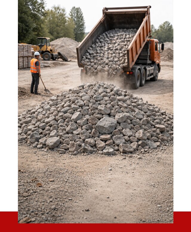 Гранитный щебень фракция 70-150 в Сосногорске от 1702 | ПРОНЕРУДСно