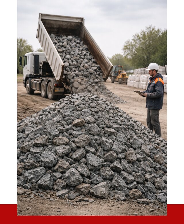 Гранитный щебень фракция 100-200 в Сосногорске от 4333 р. ПРОНЕРУДСно