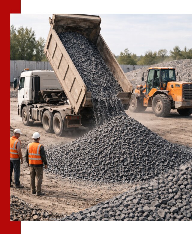 Доставка и продажа щебня габбро-диабаза в Сосногорске