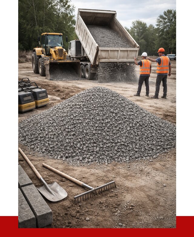 Гравийный щебень купить в Сосногорске от 2270 р. ПРОНЕРУДСно