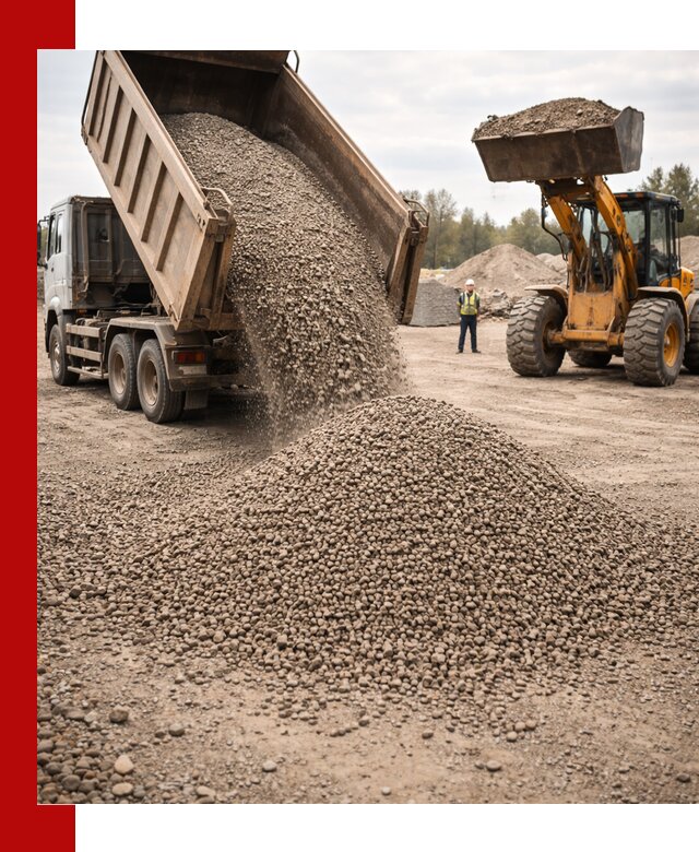 Гравийный щебень фракция 3–10 с доставкой в Сосногорске