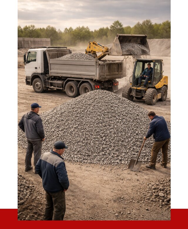 Гравийный щебень фракция 5-20 в Сосногорске от 2476 р. ПРОНЕРУДСно