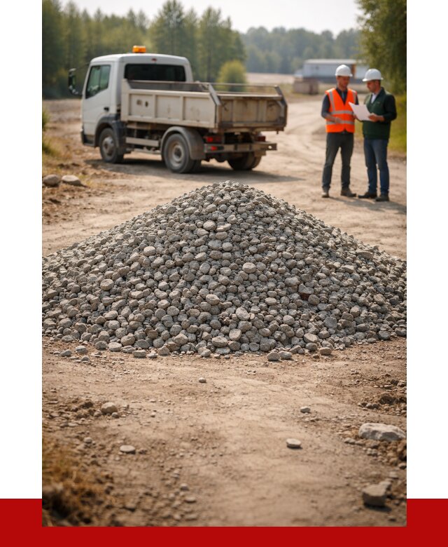 Гравийный щебень фракция 20-40 в Сосногорске от 1238 р. | ПРОНЕРУДСно