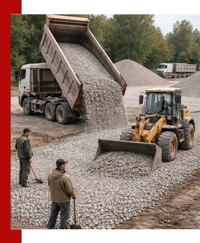 Купить гравийный щебень фракция 20-40 в Сосногорске с доставкой