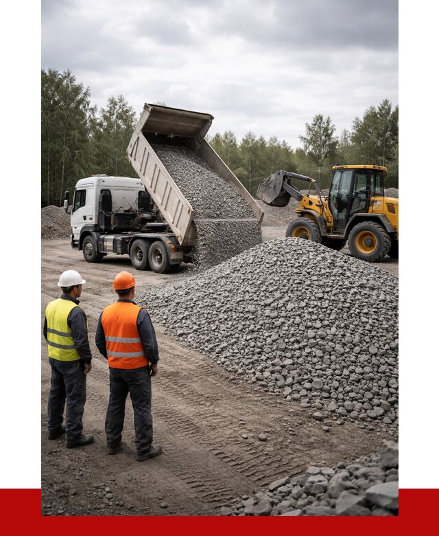 Гравийный щебень фракция 40-70 в Сосногорске от 9800р | ПРОНЕРУДСно
