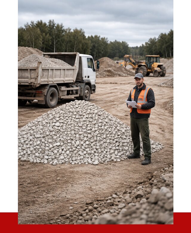 Доломитовый щебень в Сосногорске купить от 2270 р., ПРОНЕРУДСно