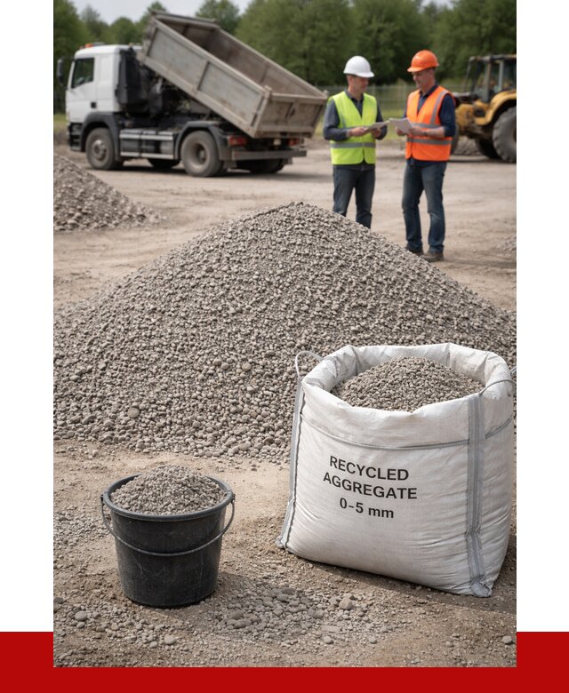 Вторичный щебень фракция 0-5 в Сосногорске от 1651 р. ПРОНЕРУДСно