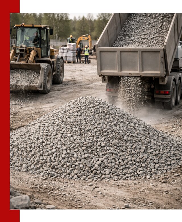 Вторичный щебень фракции 5-20 в Сосногорске — доставка и продажа крупнотоннажно