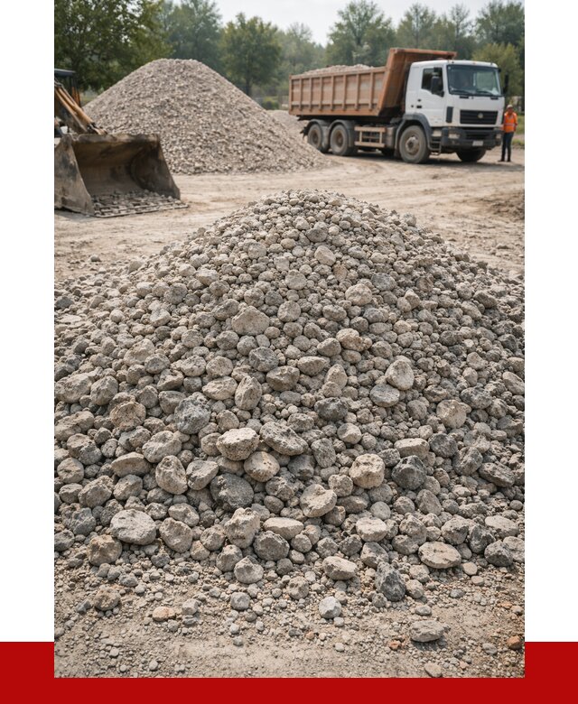 Вторичный щебень фракция 20-40 в Сосногорске от 2270 р ПРОНЕРУДСно