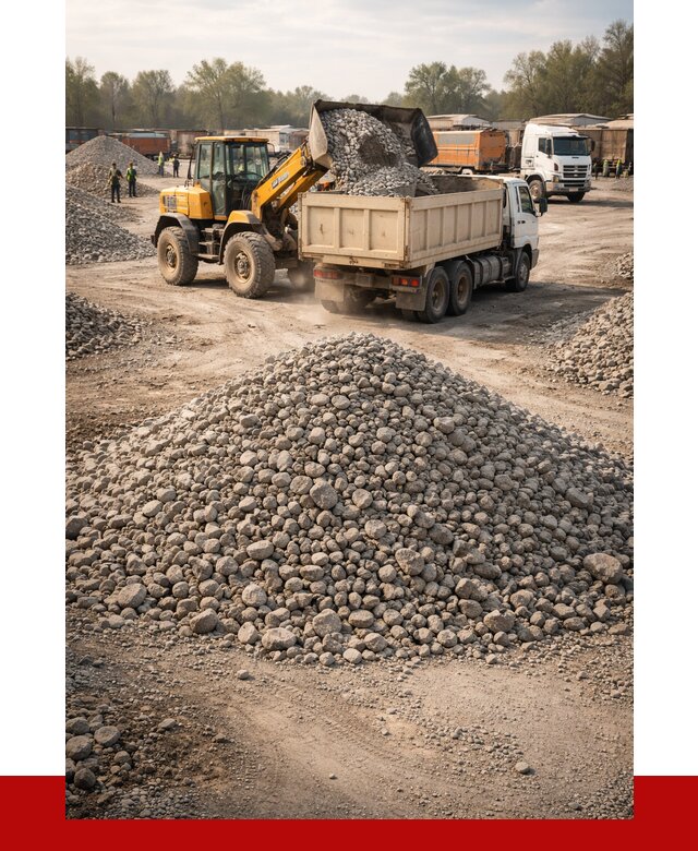 Вторичный щебень фракция 40-70 в Сосногорске от 1795 р, ПРОНЕРУДСно