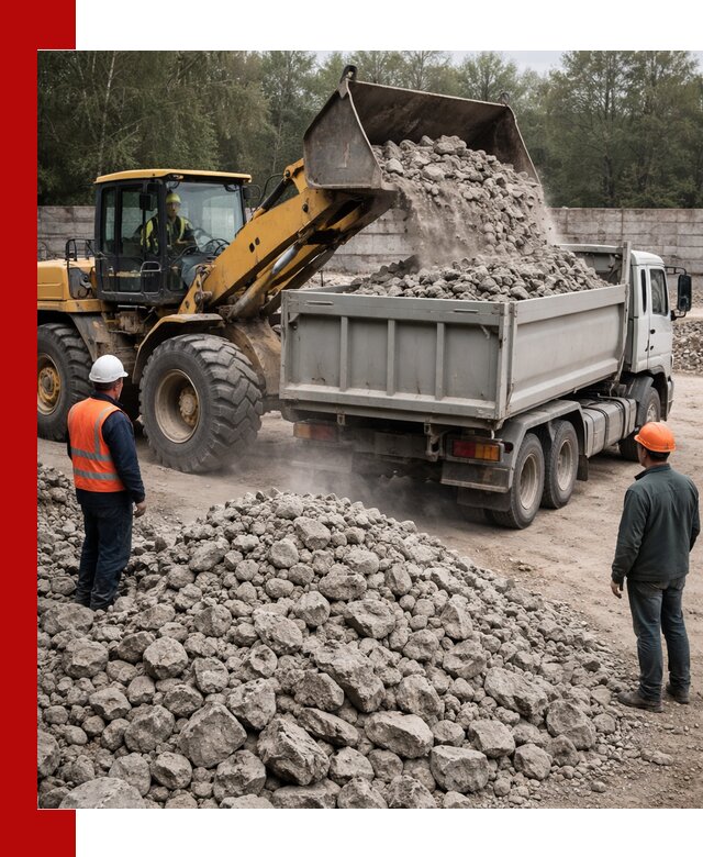 Вторичный щебень фракция 70–150 в Сосногорске с доставкой