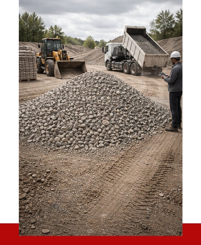 Купить бетонный щебень в Сосногорске, от 3301 р. ПРОНЕРУДСно