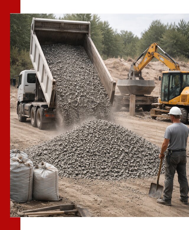 Доставка и продажа бетонного щебня в Сосногорске