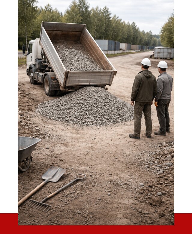 Бетонный щебень фракция 5-20 в Сосногорске от 3301 р., ПРОНЕРУДСно