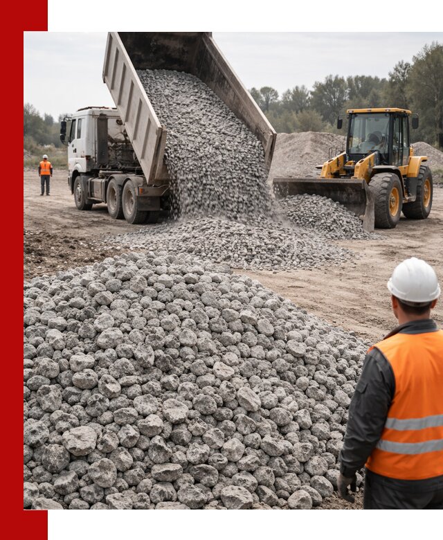 Доставка бетонного щебня фракции 20-40 в Сосногорске