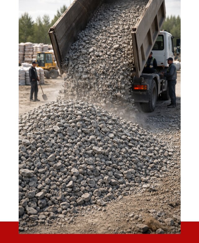 Бетонный щебень фракция 40-70 в Сосногорске от 1857 р. ПРОНЕРУДСно