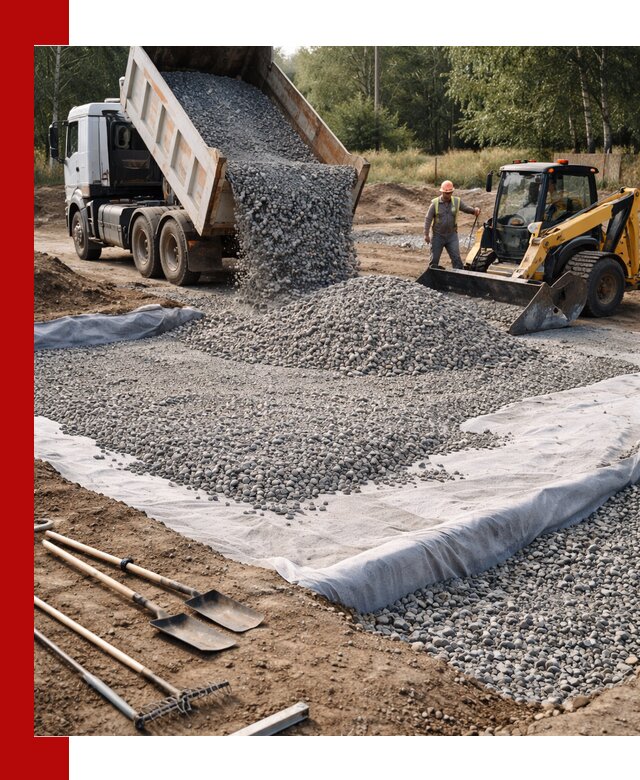 Щебень для фундамента с доставкой в Сосногорске