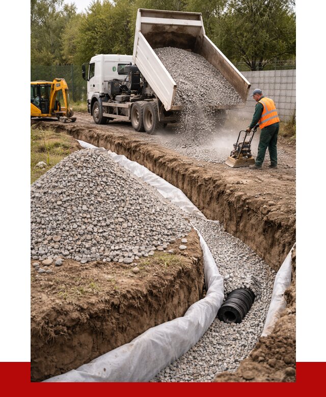 Щебень для дренажа в Сосногорске от 1908 р., ПРОНЕРУДСно доставка