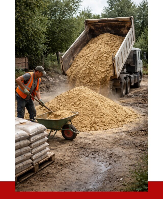 Купить песок с доставкой в Сосногорске от 1857 р. | ПРОНЕРУДСно