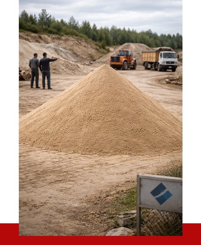 Карьерный песок навалом в Сосногорске от 1857 р. | ПРОНЕРУДСно