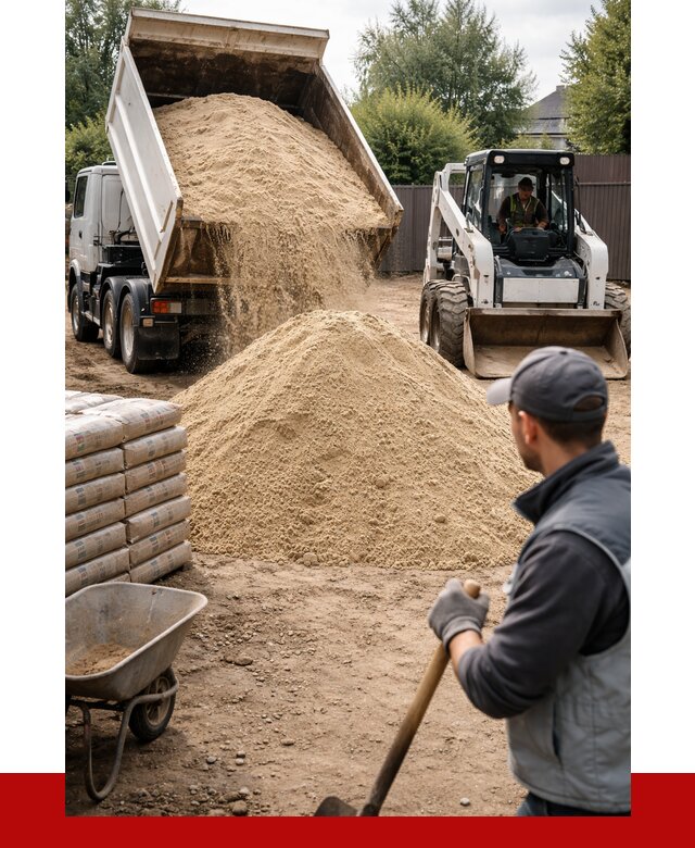 Мытый речной песок с доставкой в Сосногорске от 1496 р. | ПРОНЕРУДСно
