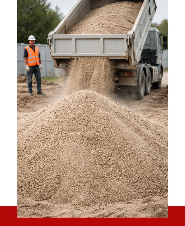 Купить сеяный песок с доставкой в Сосногорске от 2270 р ПРОНЕРУДСно
