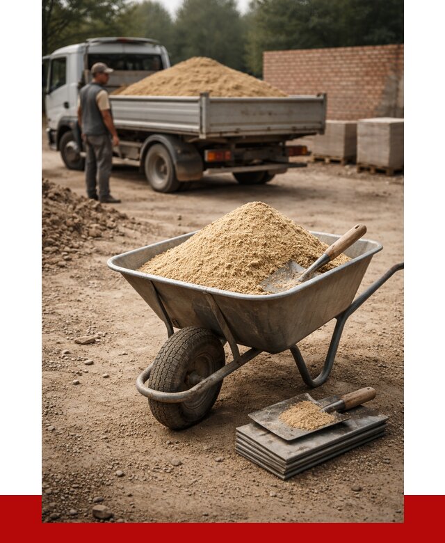 Песок для кладки в Сосногорске с доставкой от 2270 р. | ПРОНЕРУДСно