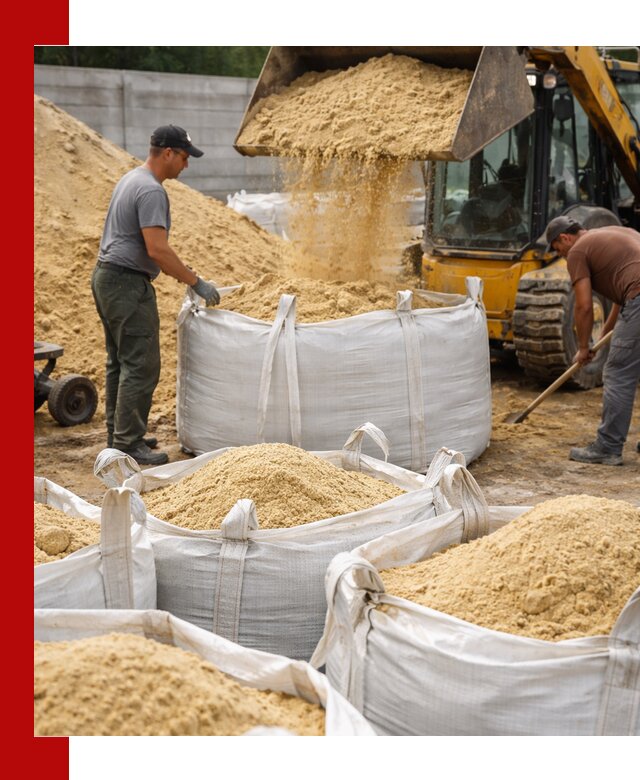 Поставка качественного песка для кладки в Сосногорске