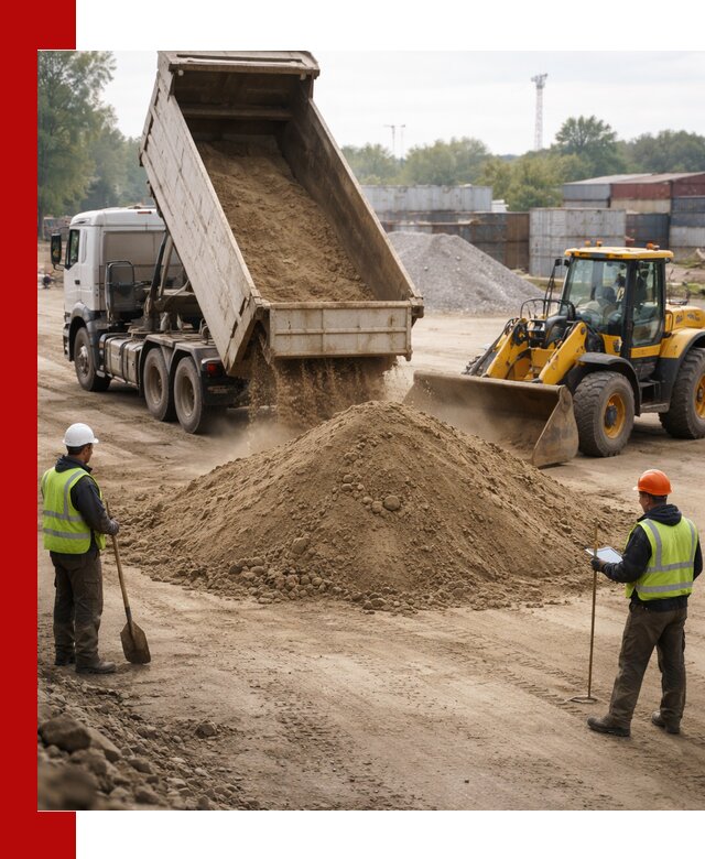 Доставка и продажа пескогрунта оптом и в розницу в Сосногорске