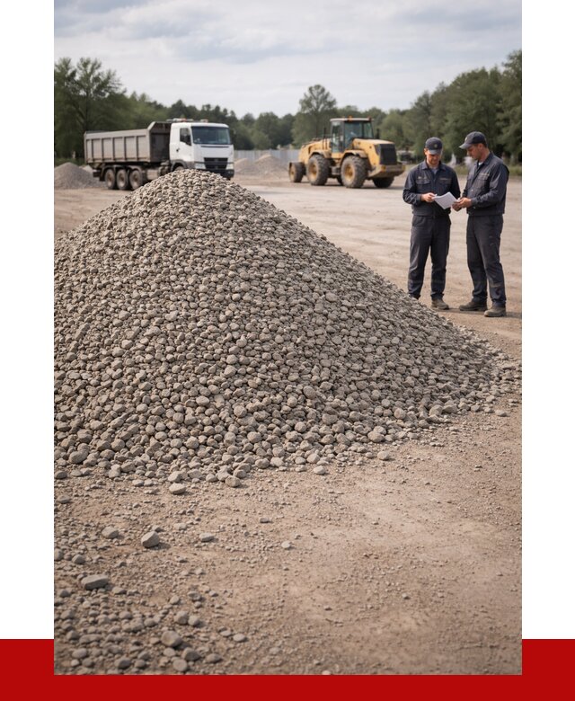 Купить гравий фракция 40-70 в Сосногорске от 1238 р. | ПРОНЕРУДСно