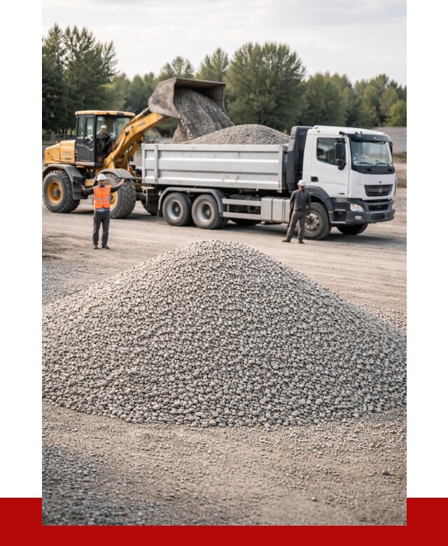 Купить мытый гравий в Сосногорске от 3611 р, доставка ПРОНЕРУДСно