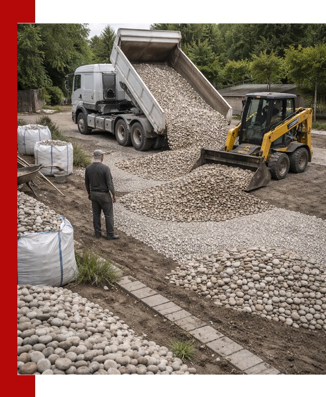 Доставка морской гальки оптом и в розницу в Сосногорске