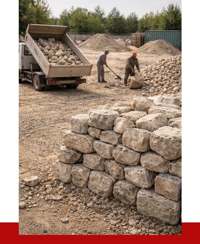 Бутовый камень известняковый в Сосногорске от 4333 р. | ПРОНЕРУДСно