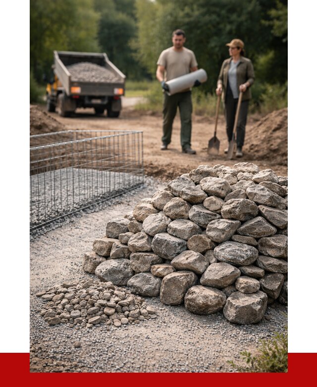 Камень для габионов фракция 100-200 в Сосногорске от 4952 р. | ПРОНЕРУДСно