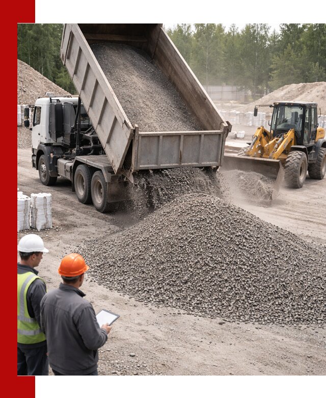 Доставка и продажа гранитного отсева 0-10 в Сосногорске