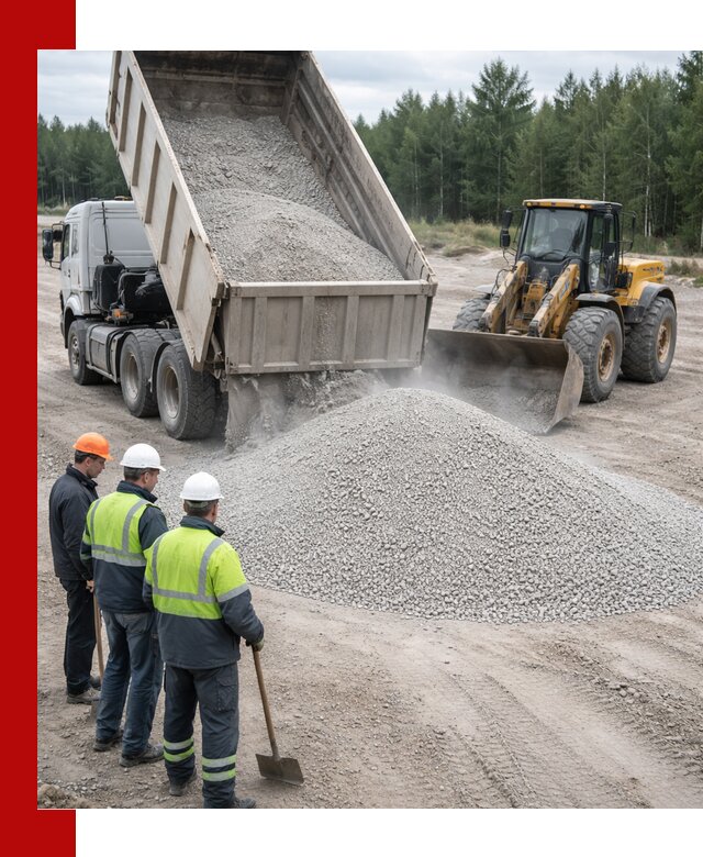 Известняковый отсев 0-5 доставка в Сосногорске быстро и выгодно