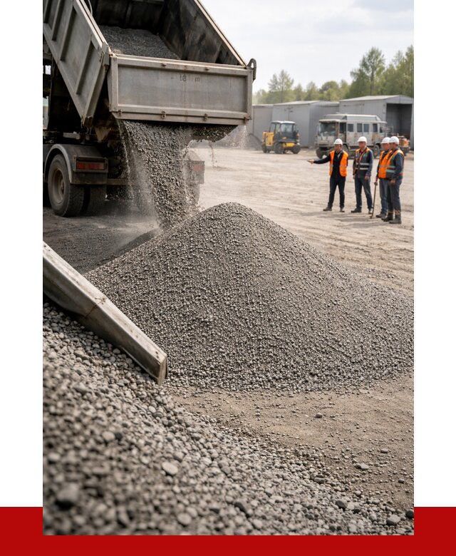 Гравийный отсев 0-5 в Сосногорске от 1238 р. с доставкой | ПРОНЕРУДСно