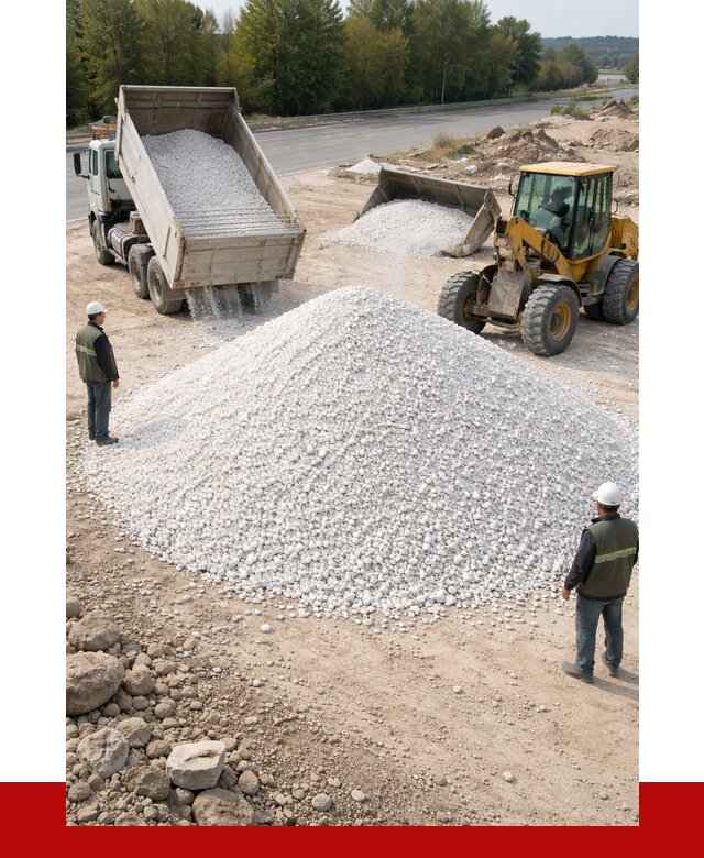 Белая мраморная крошка в Сосногорске от 4333 р. с доставкой | ПРОНЕРУДСно