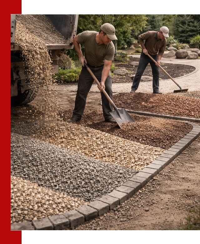 Декоративная крошка для ландшафта в Сосногорске — продажа и доставка