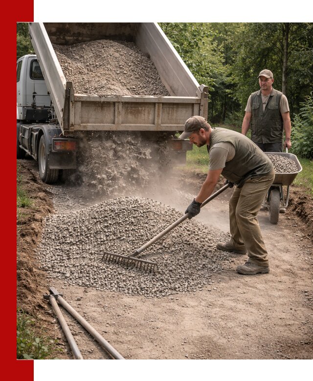 Каменная крошка для дорожек с доставкой в Сосногорске