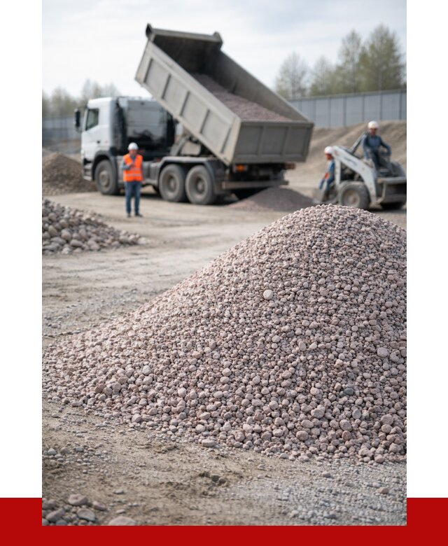 Крошка розовый гранит в Сосногорске с доставкой от 4745 р. | ПРОНЕРУДСно