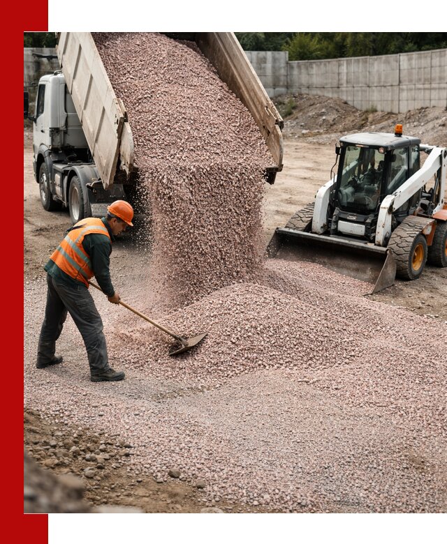 Крошка розовый гранит с доставкой в Сосногорске от производителя