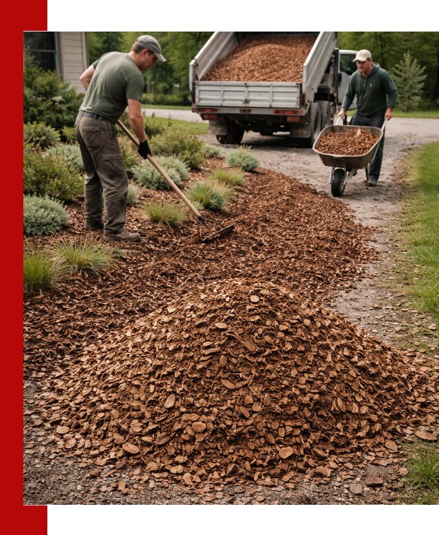 Крошка для мульчирования с доставкой в Сосногорске