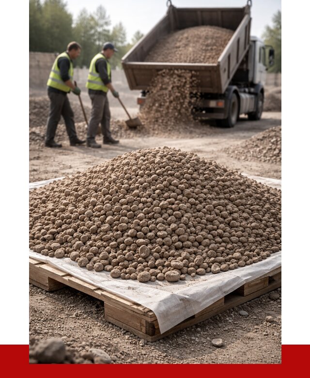 Керамзит фракция 5-10 в Сосногорске от 4333 р. с доставкой | ПРОНЕРУДСно