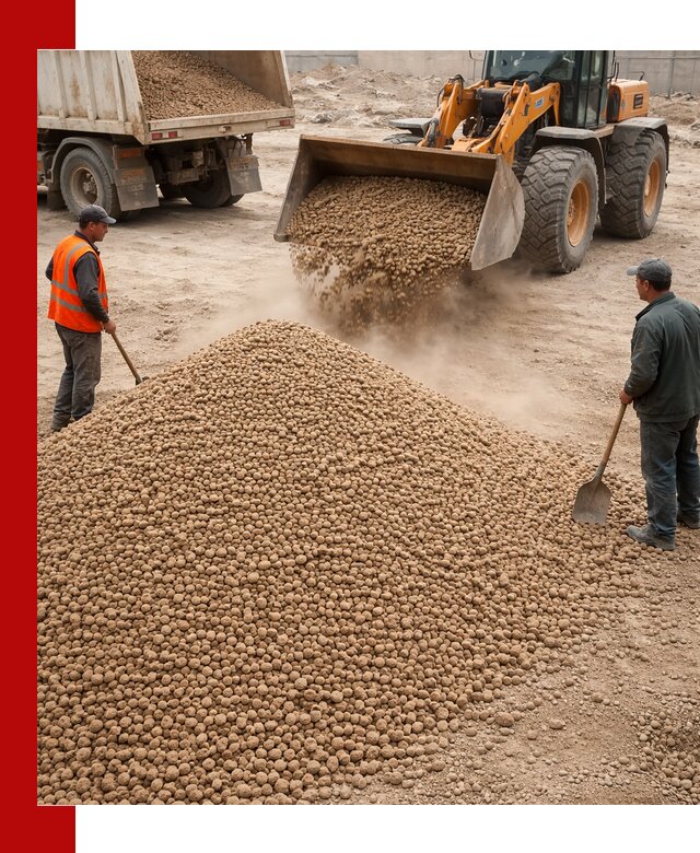 Керамзит фракция 10-20 с доставкой в Сосногорске